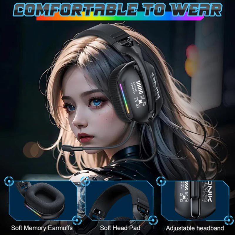 هدست گیمینگ سیم دار Onikuma X12 - 3