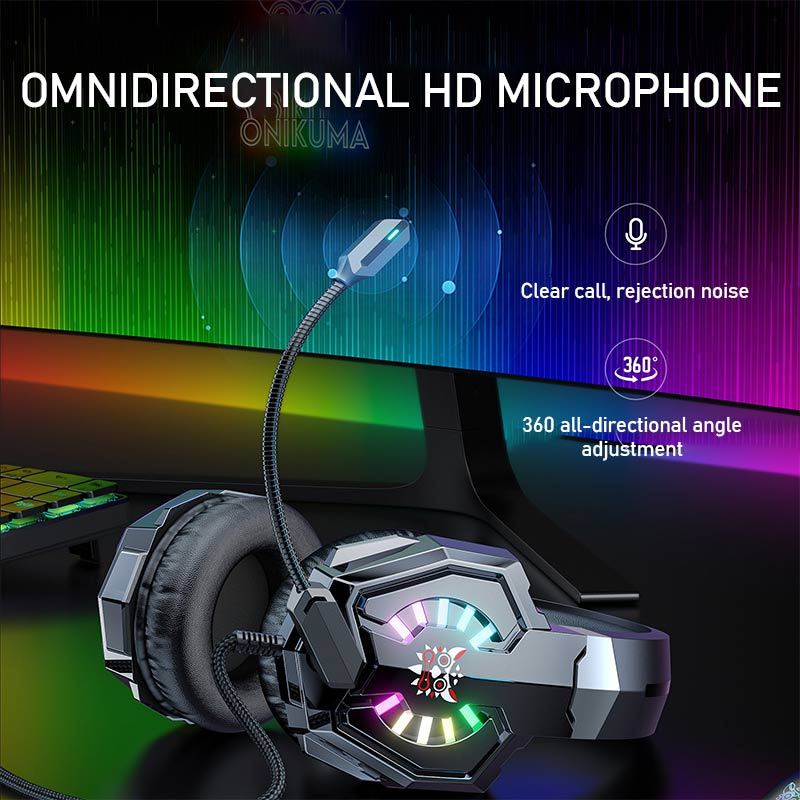 هدست گیمینگ سیم دار Onikuma X32 - 5
