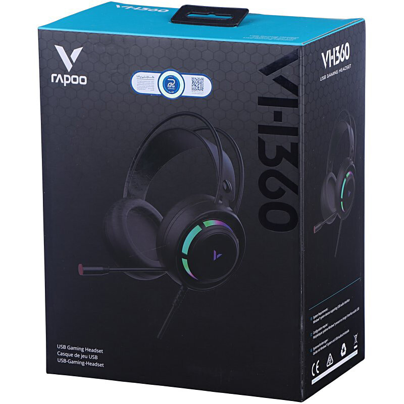 هدست گیمینگ سیم دار Rapoo VH360 - 8