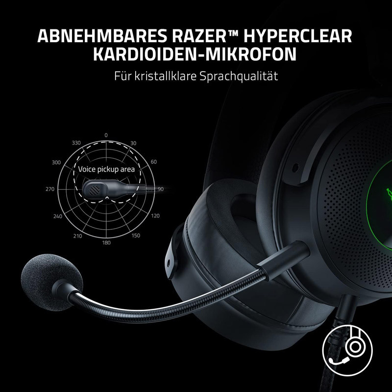 هدست گیمینگ سیم دار Razer Kraken V3 - 8