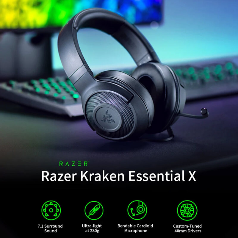 هدست گیمینگ سیم دار Razer Kraken X Essential - 6
