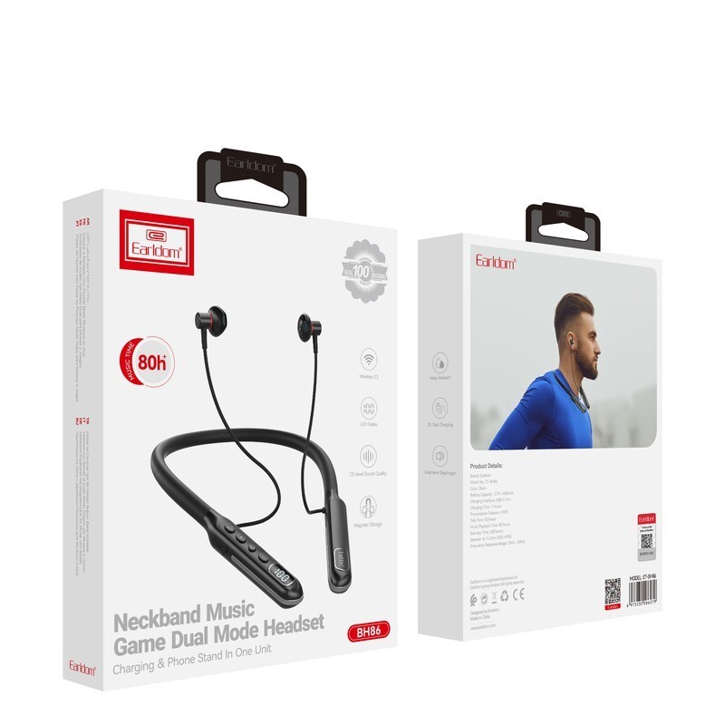 هندزفری بلوتوثی گردنی ارلدام ET-BH86 - 8