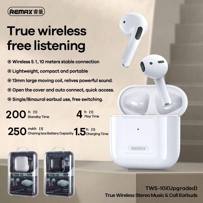 هندزفری بلوتوثی ریمکس TWS-10i - 6