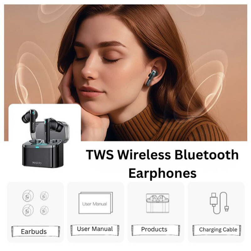 هندزفری بلوتوثی یسیدو TWS33 - 6
