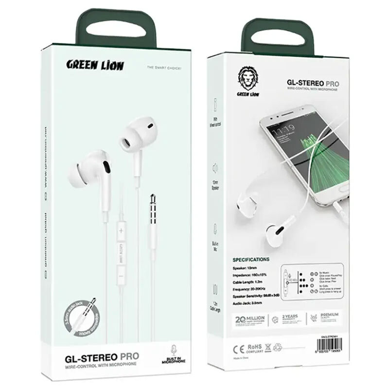 هندزفری سیمی گرین لاین GL-Stereo Pro - 6