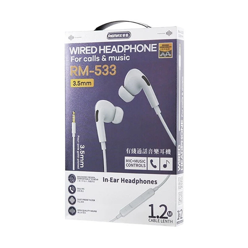 هندزفری سیمی ریمکس RM-533 - 7
