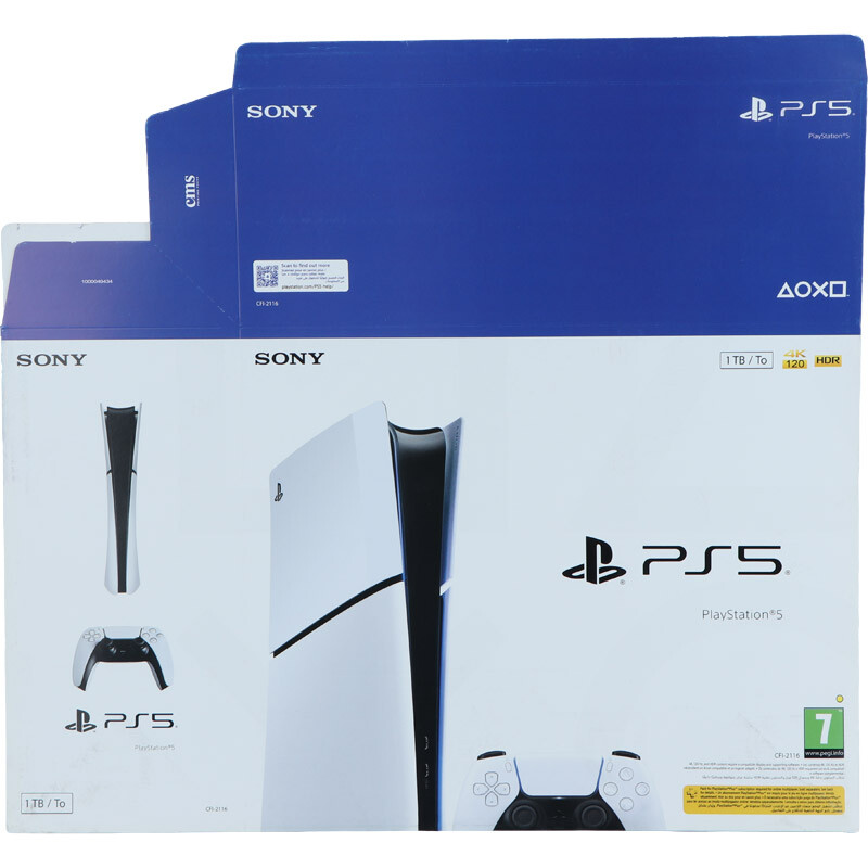 جعبه خالی کنسول PS5 Slim Digital 2116 رویی و تویی - 2