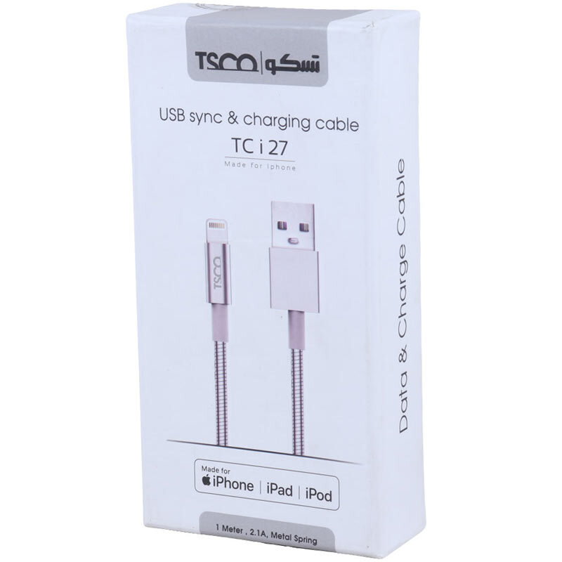 کابل آیفونی فلزی TSCO TC i27 1m - 8