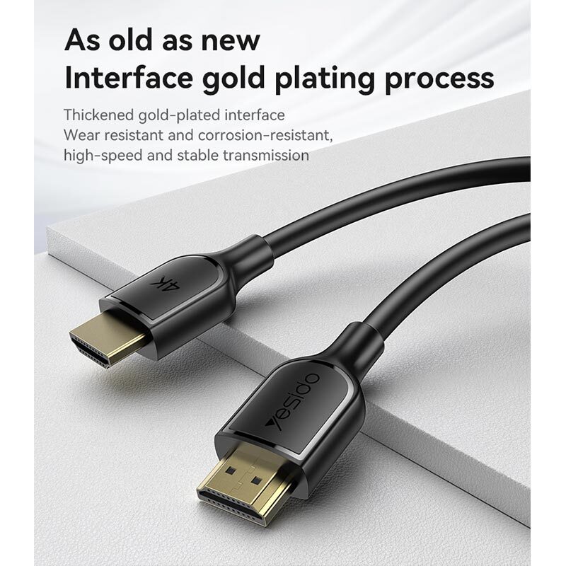 کابل HDMI 4K یسیدو HM16 طول 1.8 متر - 6