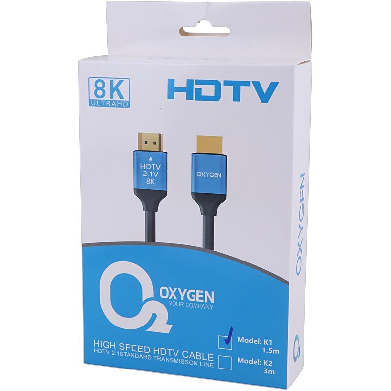 کابل HDMI 8K اکسیژن K1 طول 1.5 متر - 5