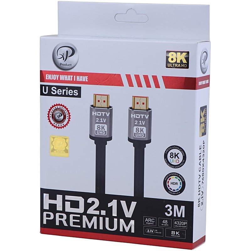 کابل HDMI 8K ایکس پی پروداکت U Series طول 3 متر - 4