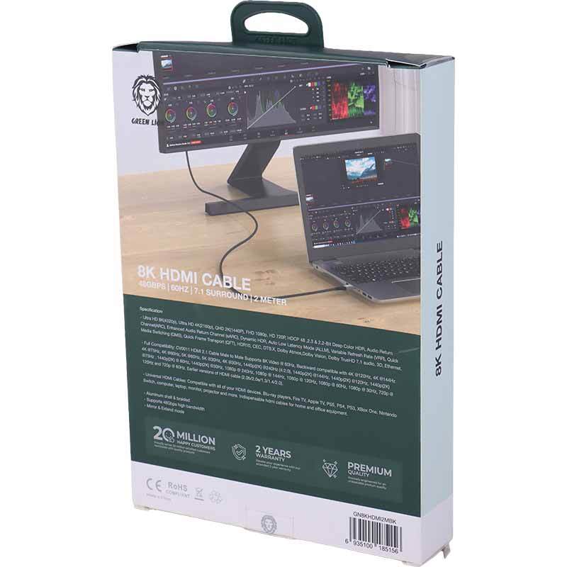 کابل HDMI 8K گرین لاین GN8KHDMI2M طول 2 متر - 5