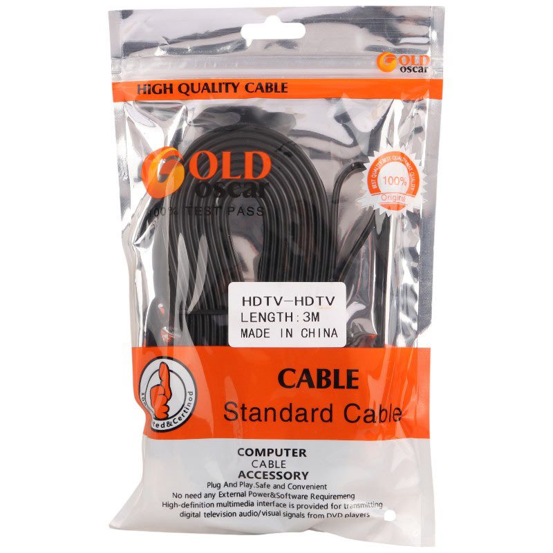 کابل HDMI گلد اسکار Gold Oscar طول 3 متر - 5
