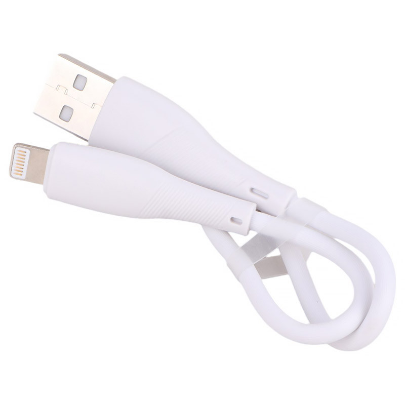 کابل کوتاه لایتنینگ فست شارژ 2.4 آمپر ارلدام EC-163i طول 25 سانتی متر - 3