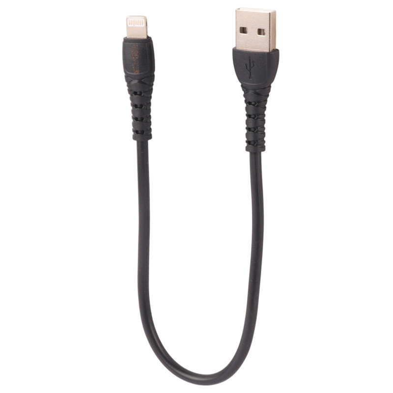 کابل کوتاه لایتنینگ فست شارژ 6 آمپر شوش SH-601i طول 25 سانتی متر - 4