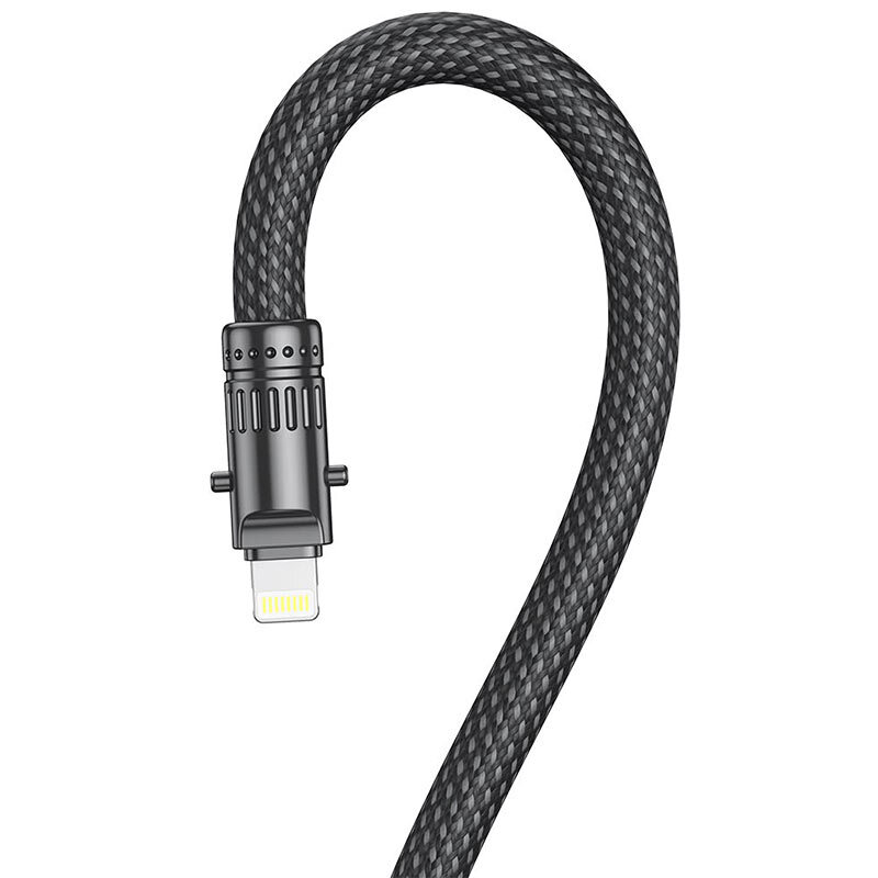 کابل کوتاه تایپ سی به لایتنینگ فست شارژ 27 وات ایکس او XO-NB-Q289A طول 30 سانتی متر - 3