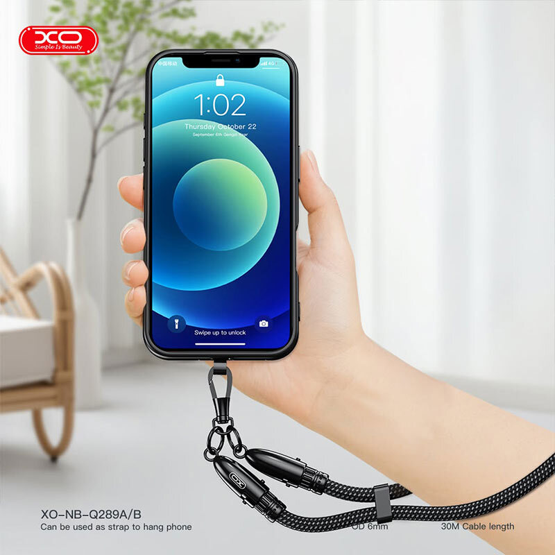 کابل کوتاه تایپ سی به لایتنینگ فست شارژ 27 وات ایکس او XO-NB-Q289A طول 30 سانتی متر - 5