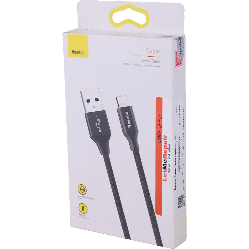 کابل لایتنینگ 1.5 آمپر باسئوس Yiven CALYW-C01 طول 3 متر - 8