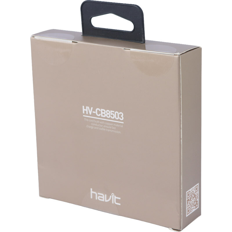کابل لایتنینگ 2 آمپر هویت HV-CB8503 یکسر L طول 1 متر - 8