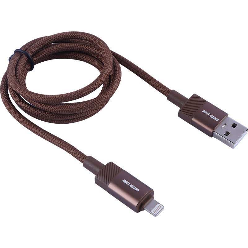 کابل لایتنینگ فست شارژ 12 وات گرین لاین GNDESUS2LGTI طول 1 متر - 2