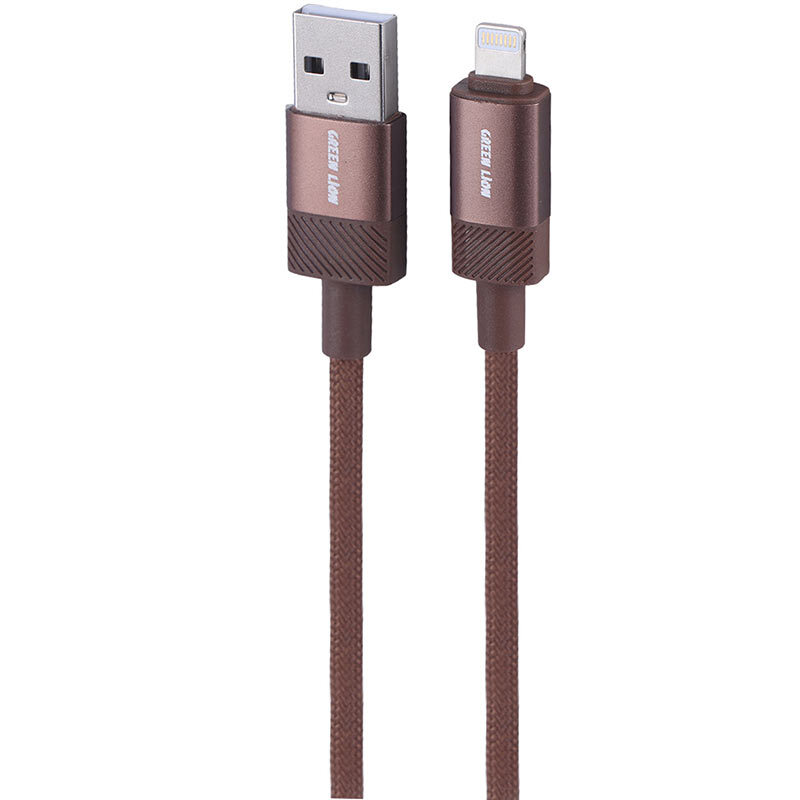 کابل لایتنینگ فست شارژ 12 وات گرین لاین GNDESUS2LGTI طول 1 متر - 4