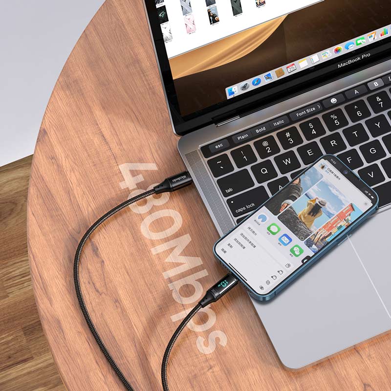 کابل لایتنینگ فست شارژ 12 وات مک دودو CA-106 طول 1.2 متر - 3