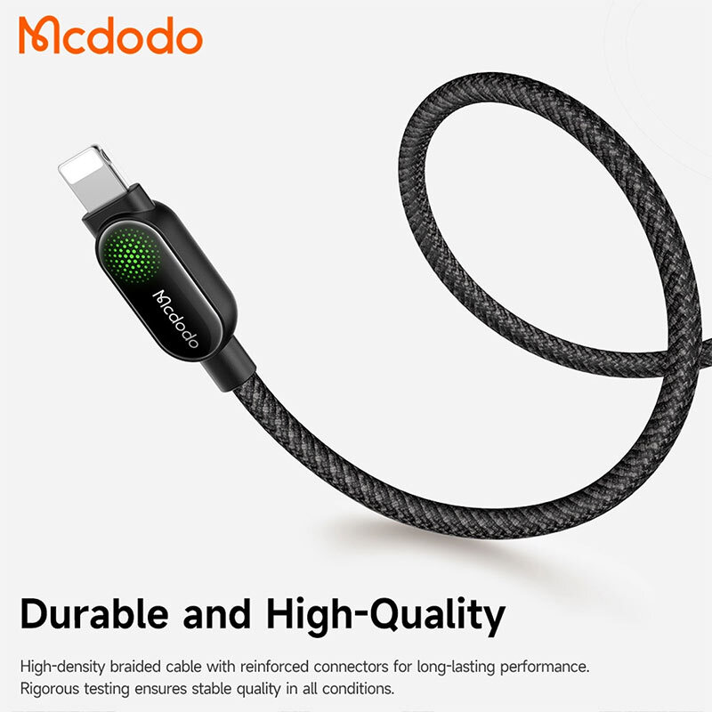 کابل لایتنینگ فست شارژ 12 وات مک دودو CA-451 طول 1.2 متر - 3
