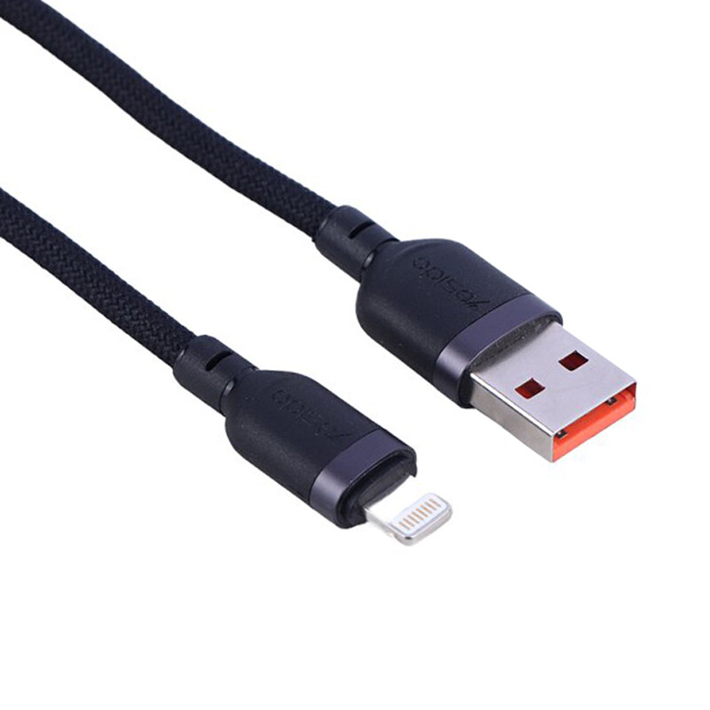 کابل لایتنینگ فست شارژ 12 وات یسیدو CA132L طول 1.2 متر - 2