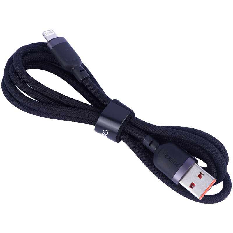 کابل لایتنینگ فست شارژ 12 وات یسیدو CA132L طول 1.2 متر - 3