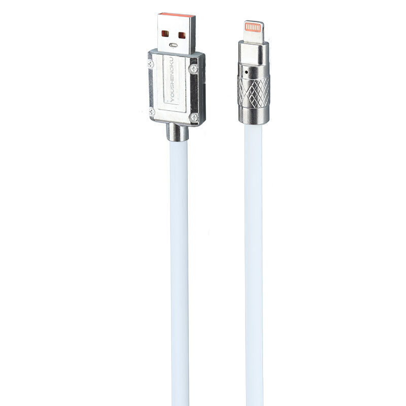 کابل لایتنینگ فست شارژ 120 وات You Shenq Ku K-36 طول 1 متر - 4