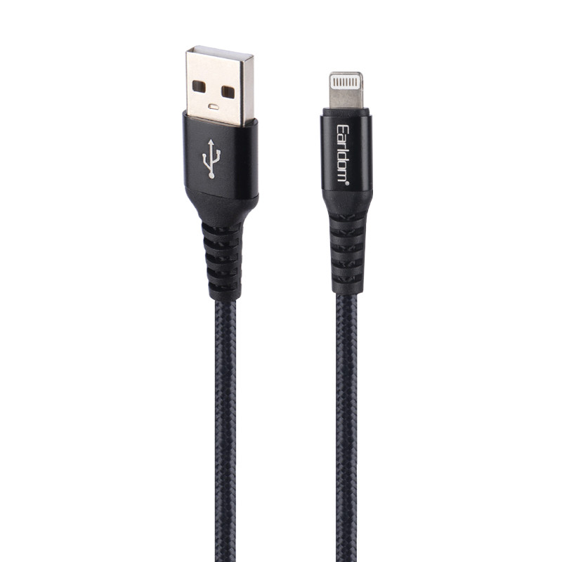 کابل لایتنینگ فست شارژ 2.1 آمپر ارلدام EC-121i طول 1 متر - 3