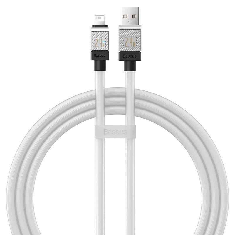 کابل لایتنینگ فست شارژ 2.4 آمپر باسئوس CoolPlay CAKW0004 طول 1 متر - 3