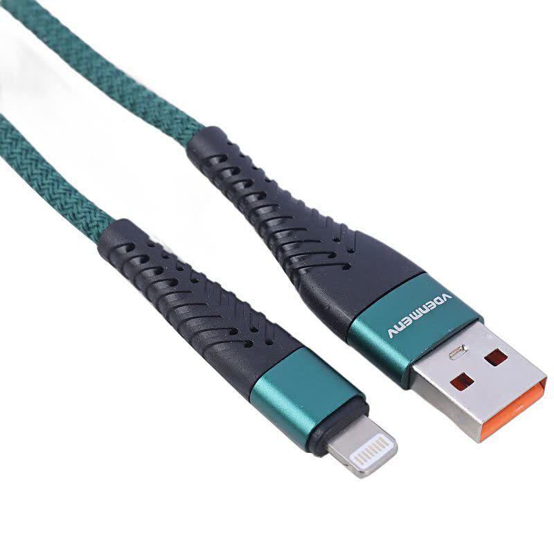 کابل لایتنینگ فست شارژ 2.4 آمپر دنمن D45L طول 1 متر - 3