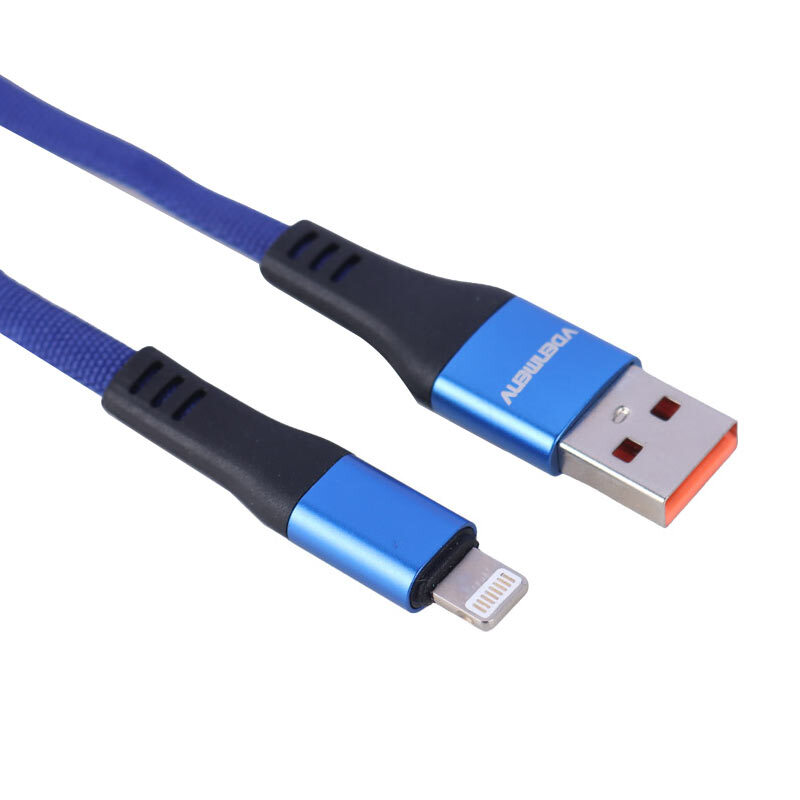 کابل لایتنینگ فست شارژ 2.4 آمپر دنمن D47L طول 1 متر - 4