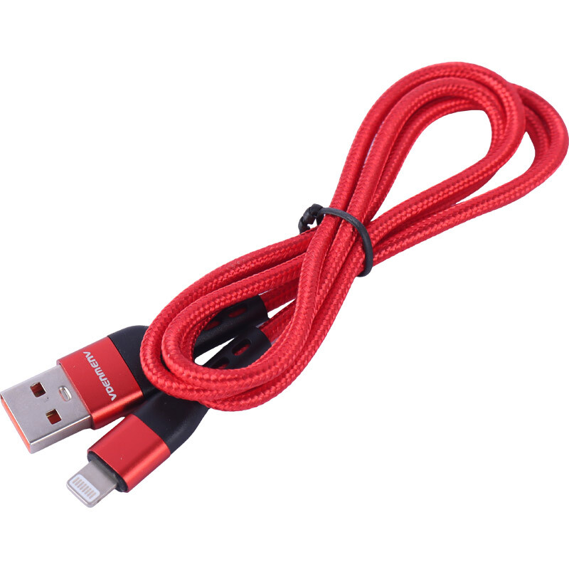 کابل لایتنینگ فست شارژ 2.4 آمپر دنمن D60L طول 1 متر - 2