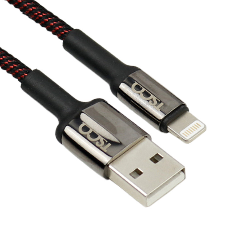 کابل لایتنینگ فست شارژ 2.4 آمپر تسکو TCI901 طول 1 متر - 4