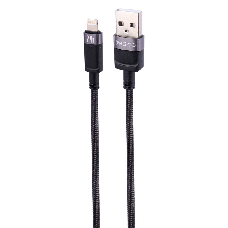 کابل لایتنینگ فست شارژ 2.4 آمپر یسیدو CA123L طول 1.2 متر - 4