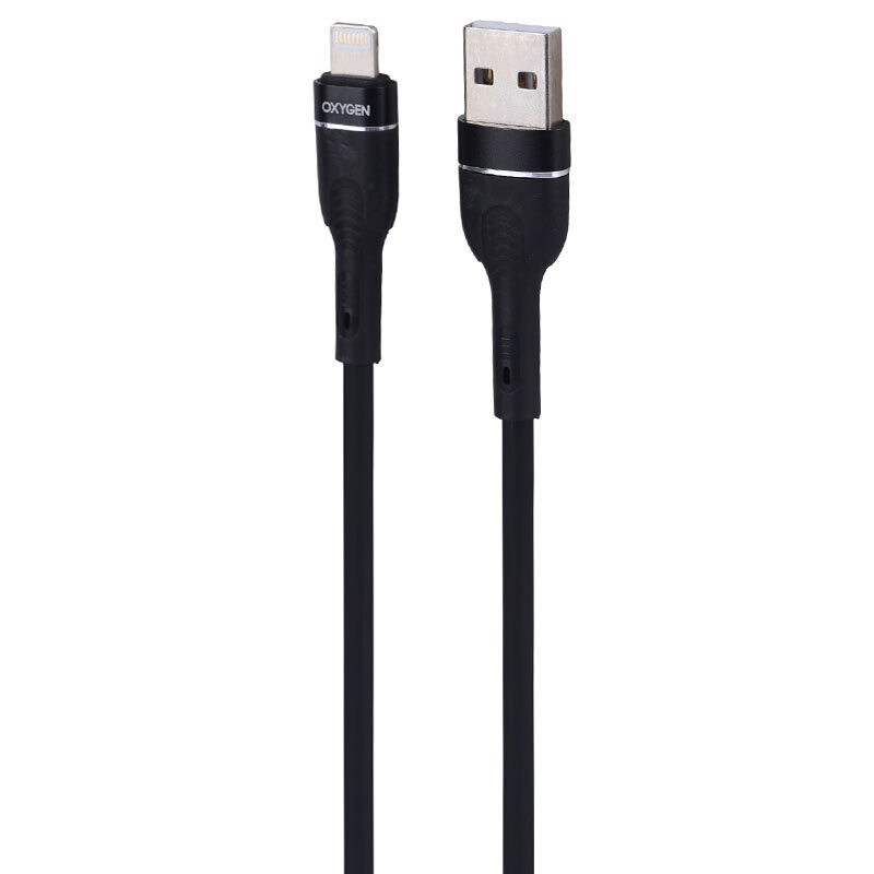 کابل لایتنینگ فست شارژ 3 آمپر اکسیژن LX-28 طول 1 متر - 2