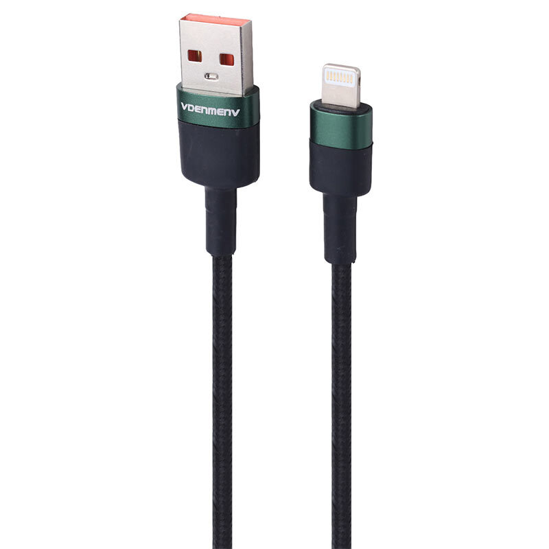 کابل لایتنینگ فست شارژ 3 آمپر دنمن D61L طول 1 متر - 3