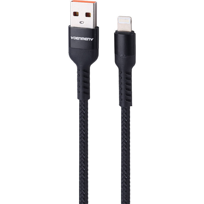 کابل لایتنینگ فست شارژ 3.6 آمپر دنمن D39L طول 1 متر