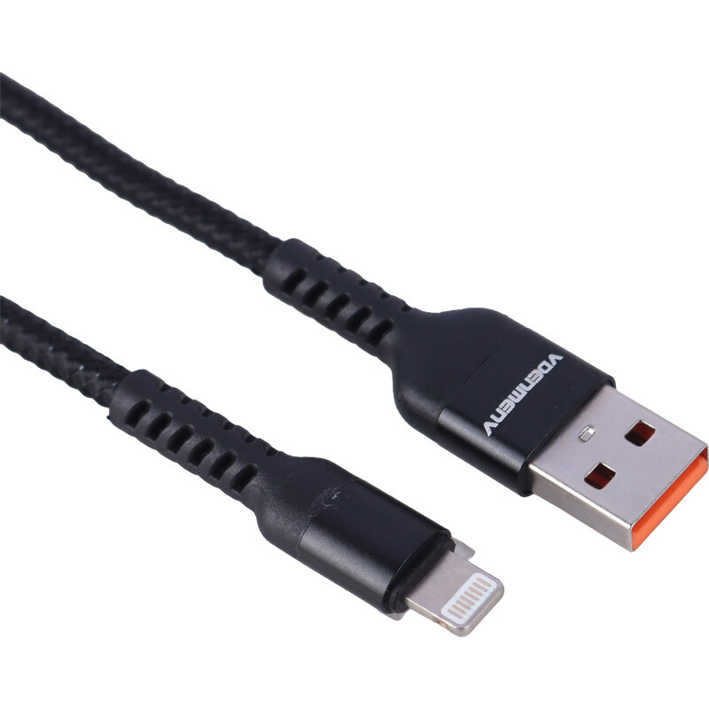 کابل لایتنینگ فست شارژ 3.6 آمپر دنمن D39L طول 1 متر - 4