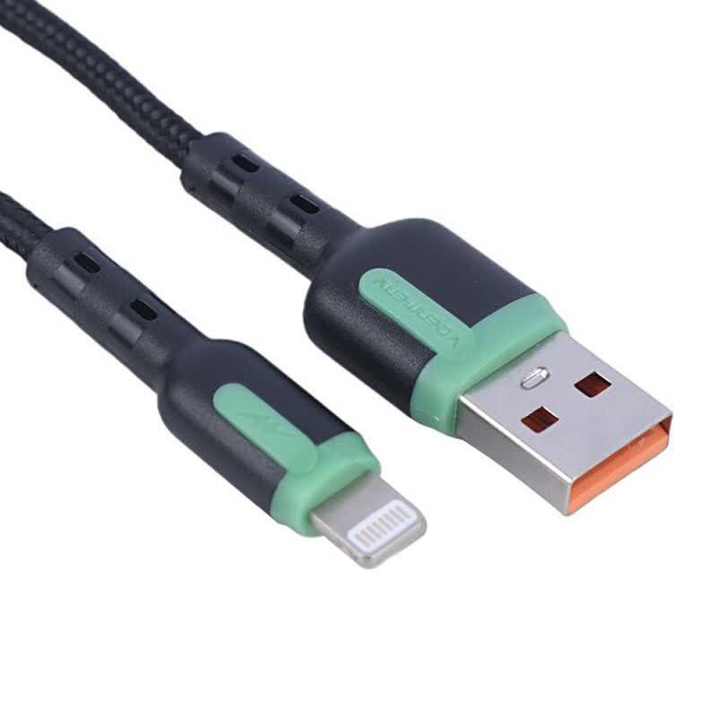 کابل لایتنینگ فست شارژ 3.6 آمپر دنمن D46L طول 1 متر - 4