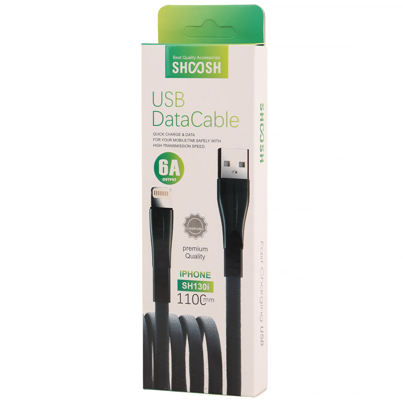 کابل لایتنینگ فست شارژ 6 آمپر شوش SH130i طول 1.1 متر - 5
