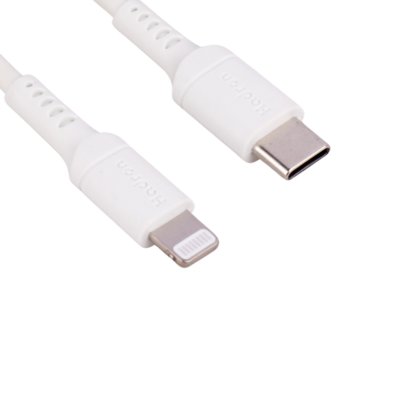 کابل تایپ سی به لایتنینگ 3 آمپر هادرون HTC-C-L01 طول 1 متر - 4