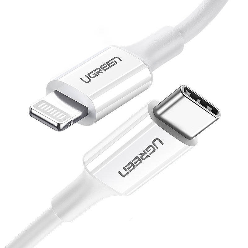 کابل تایپ سی به لایتنینگ فست شارژ 2.4 آمپر یوگرین US171-60749 طول 2 متر - 2