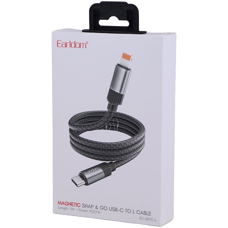 کابل تایپ سی به لایتنینگ فست شارژ 27 وات ارلدام EC-207C-L طول 1 متر - 5