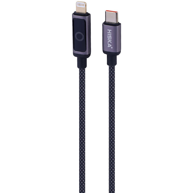 کابل تایپ سی به لایتنینگ فست شارژ 30 وات هیسکا LX-21CL طول 1 متر - 4