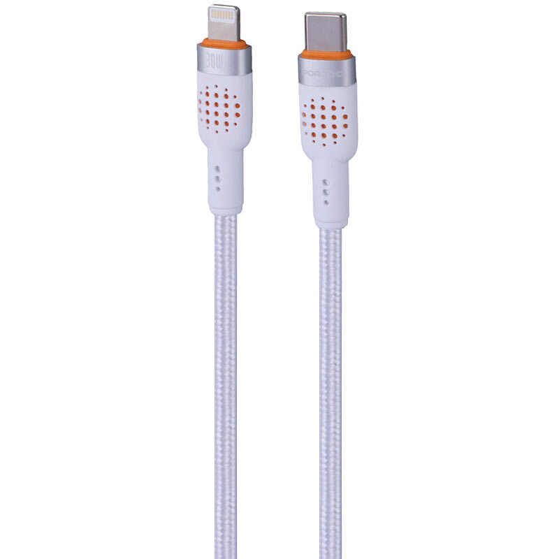 کابل تایپ سی به لایتنینگ فست شارژ 30 وات پرودو PDCBL0010 طول 1.2 متر - 2