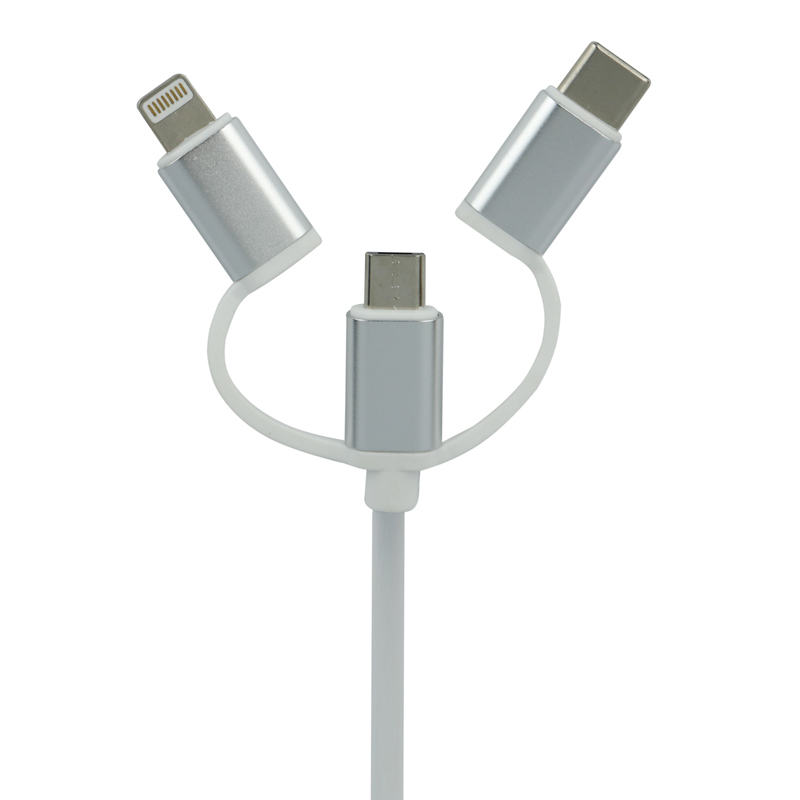 کابل تبدیل Lightning/MicroUSB/Type-C به HDMI پرووان PCH70 طول 2 متر - 3