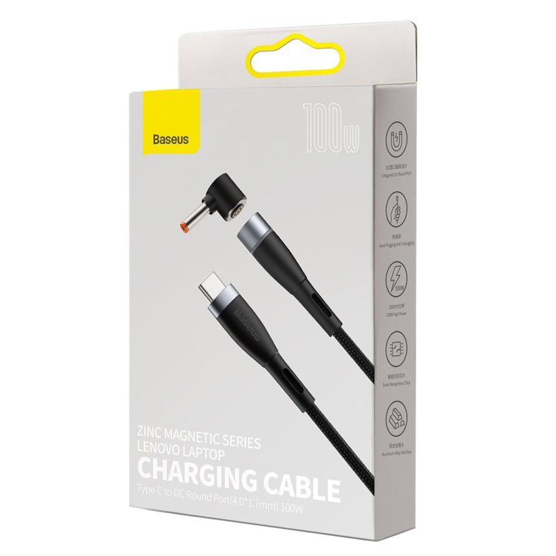 کابل تبدیل سوزنی فست شارژ Baseus CATXC-T01 Type-C To DC PD 100W 2M - 2